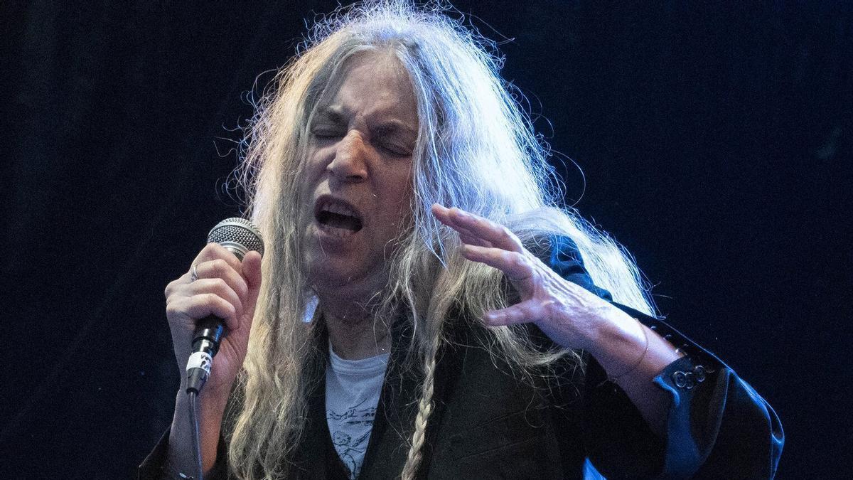 Concierto de Patti Smith durante el Azkena Rock Festival