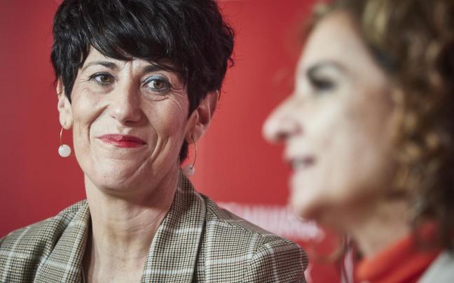 Elma Saiz, en la presentación de su candidatura a la alcaldía.