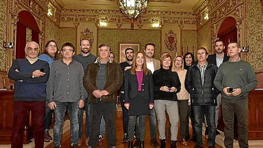 Los trabajadores jubilados homenajeados. | FOTO: CEDIDA