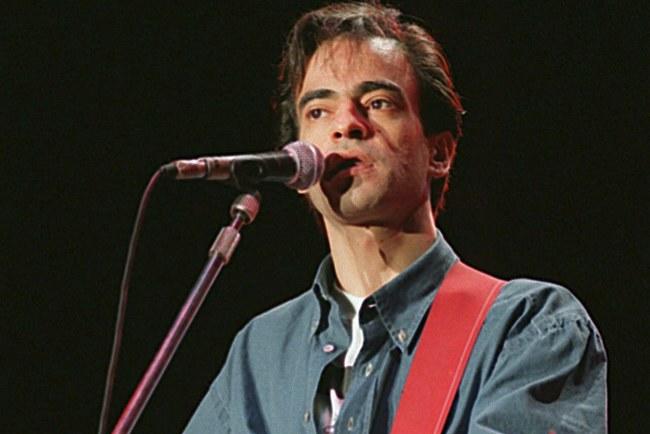 Enrique Urquijo, durante un concierto.