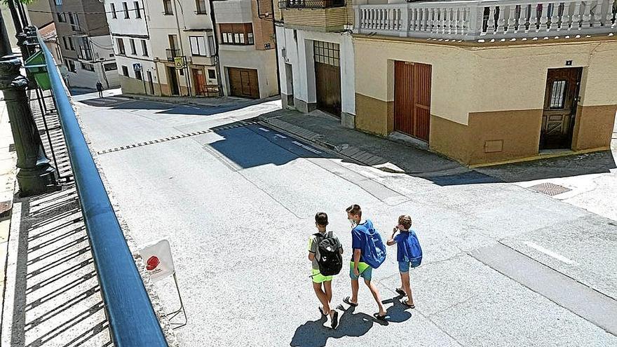 Una foto de archivo de las calles de Lerín aledañas a la casa consistorial.