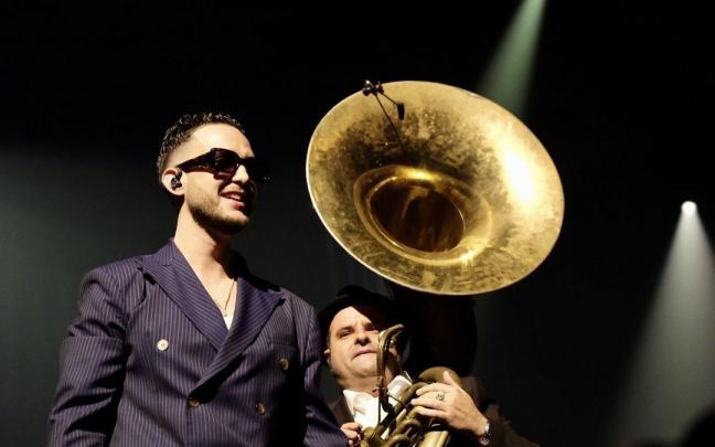 C. Tangana, en el Navarra Arena este mes de septiembre.