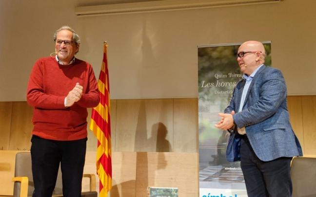 El expresidente de la Generalitat Quim Torra, junto con su abogado Gonzalo Boye. El expresidente de la Generalitat Quim Torra, junto con su abogado Gonzalo Boye.