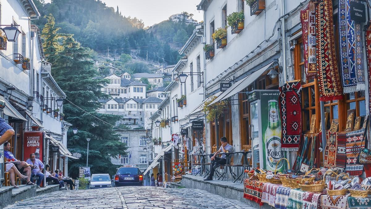 La ciudad de Gjirokastra