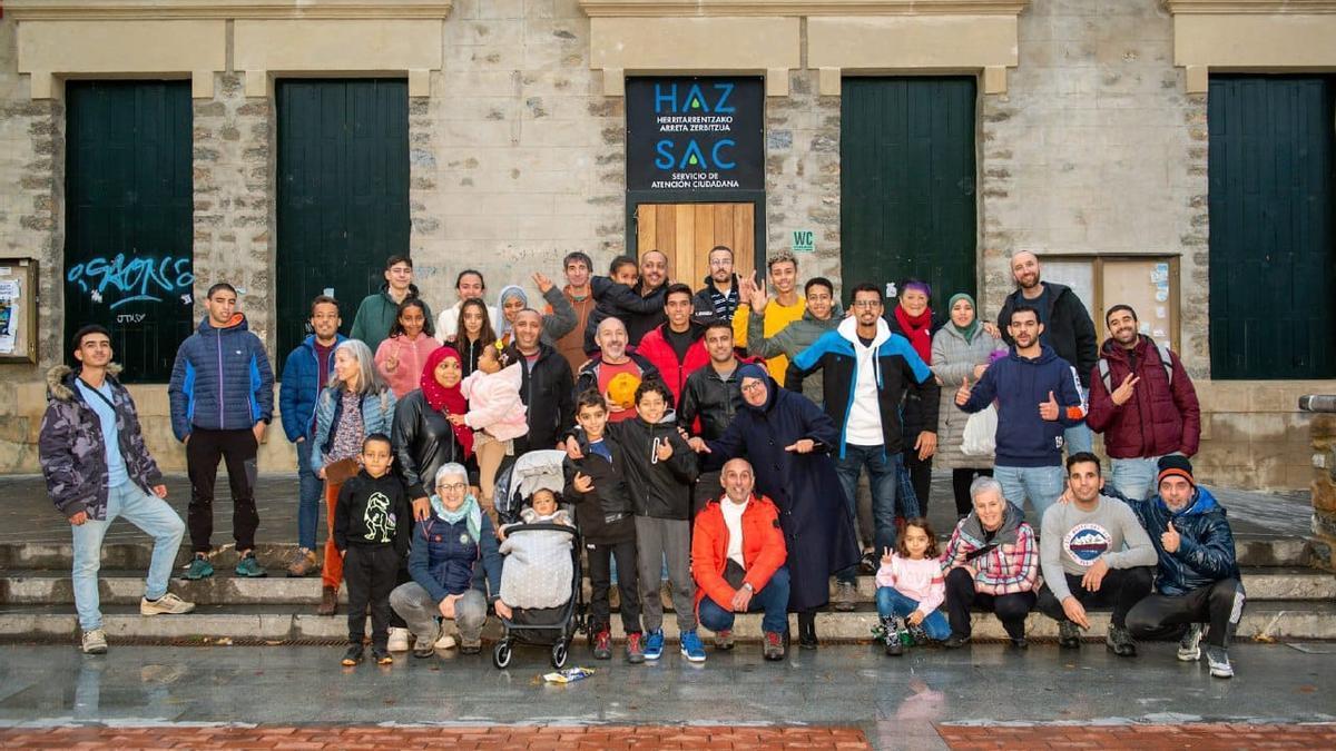 Participantes en la comida Bizilagunak en Amurrio el pasado 20 de noviembre.