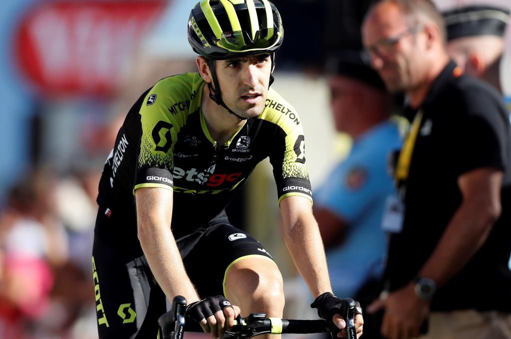 Nieve, en una etapa del Tour.