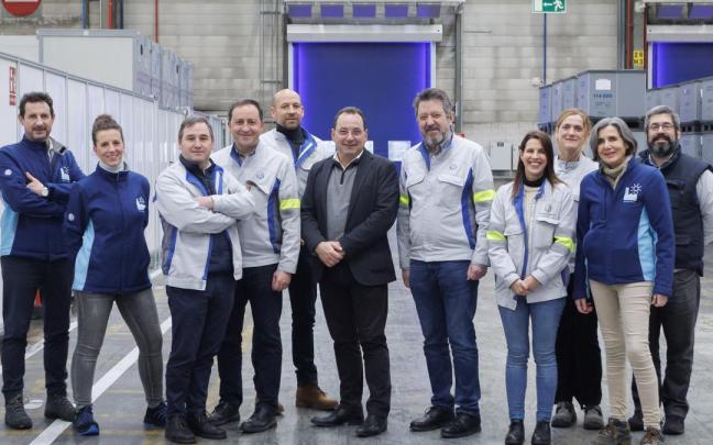 (De izquierda a derecha) Ricardo Osés Mora, Saioa Zubillaga Navas, Juan Gómez Casado, Santiago Herrera Lasierra, Christofer Zeh, Javier Muñoz Cornago, Angel Balaguer Polo, Sandra Jiménez Lizarazu, Olga Martínez Irisarri,