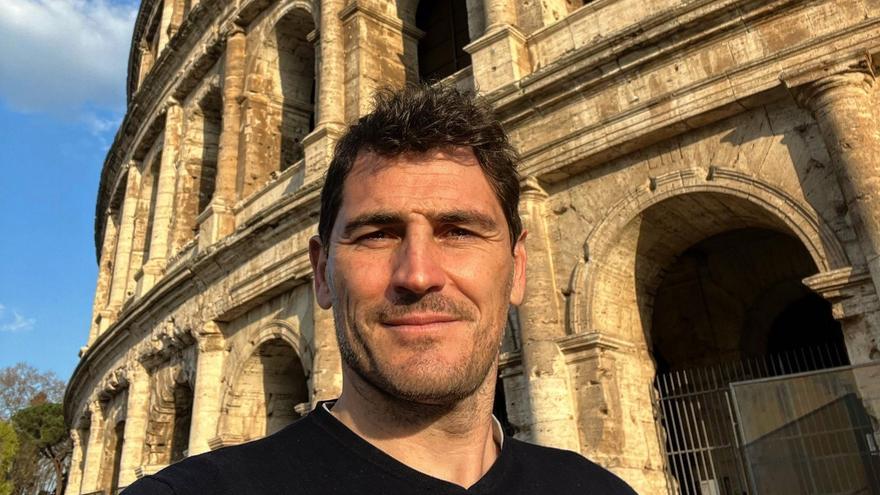 Iker Casillas, hace unos días en Roma.