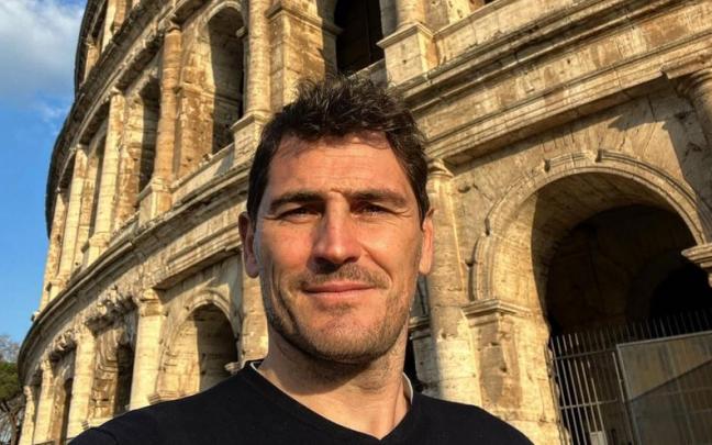 Iker Casillas, hace unos días en Roma. Iker Casillas, hace unos días en Roma.