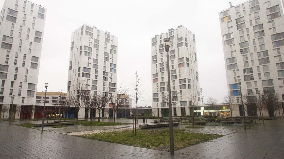 Bloques de viviendas en Zabalgana