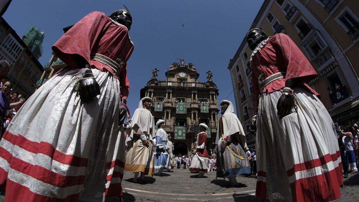 Imagen de archivo de los gigantes de Pamplona