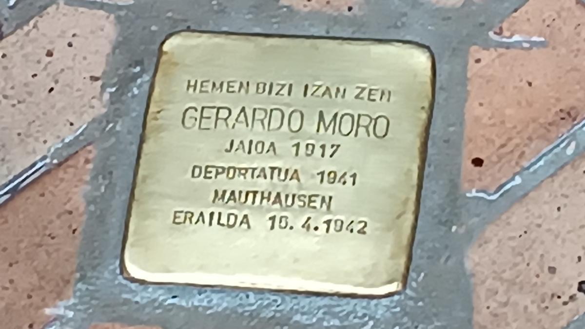 Un Stolpersteine. Foto: M. A. P.ardo