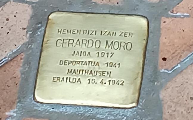 Un Stolpersteine. Foto: M. A. P.ardo