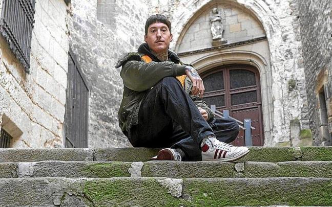 El cantante, guitarrista y compositor gasteiztarra.