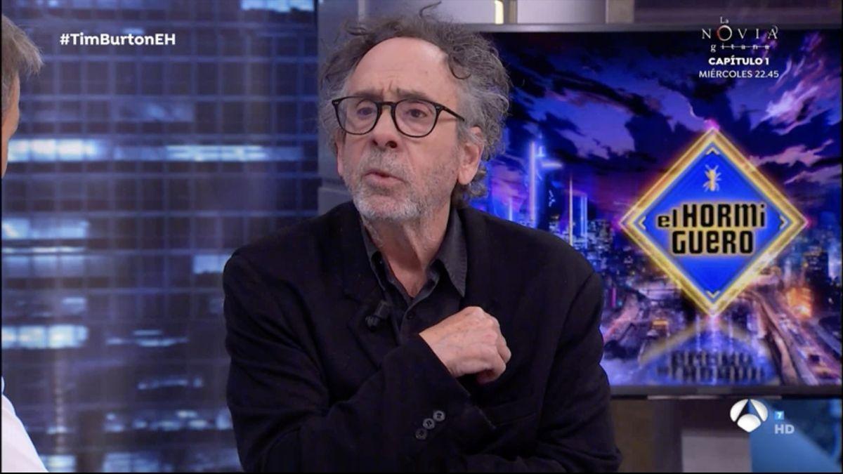 Tim Burton en 'El Hormiguero'.