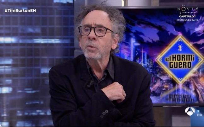 Tim Burton en 'El Hormiguero'.