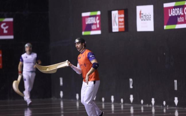 Imanol López, en un lance de juego de un partido. Imanol López, en un lance de juego de un partido.