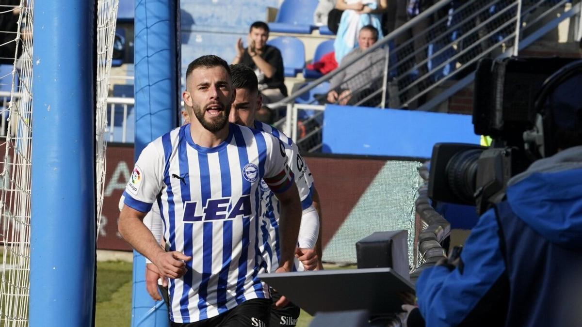 Rioja celebra uno de los tantos logrados este domingo