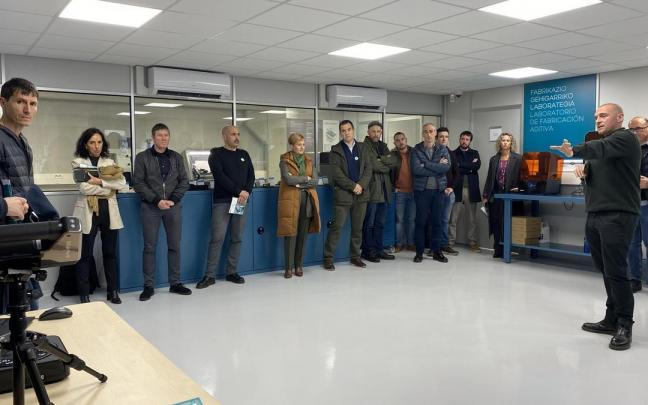 Acto de inauguración del nuevo polo 4.0 de Goierri Valley en Ordizia.