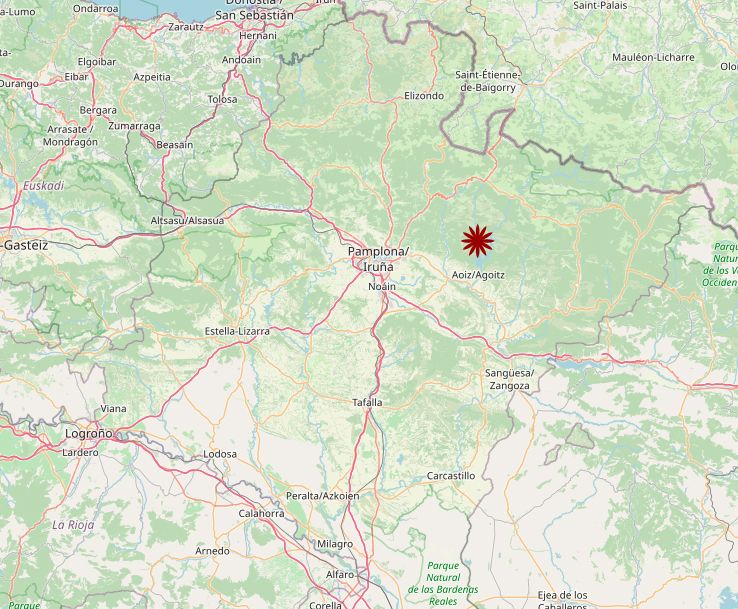 Ubicación del Palacio de Arce.