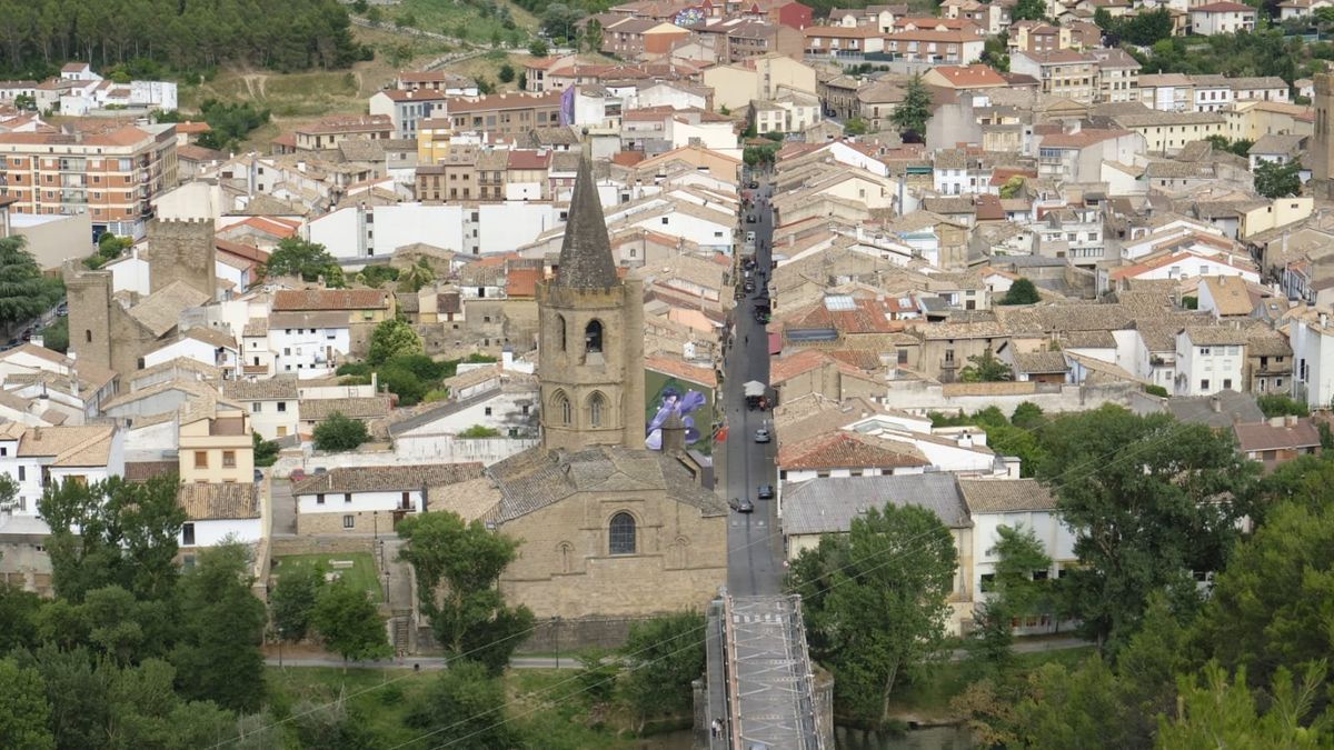 Vista general de Sangüesa.