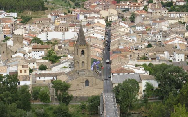 Vista general de Sangüesa. Vista general de Sangüesa.