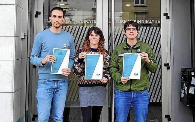 Responsables de ELA muestran su análisis del presupuesto. Responsables de ELA muestran su análisis del presupuesto.