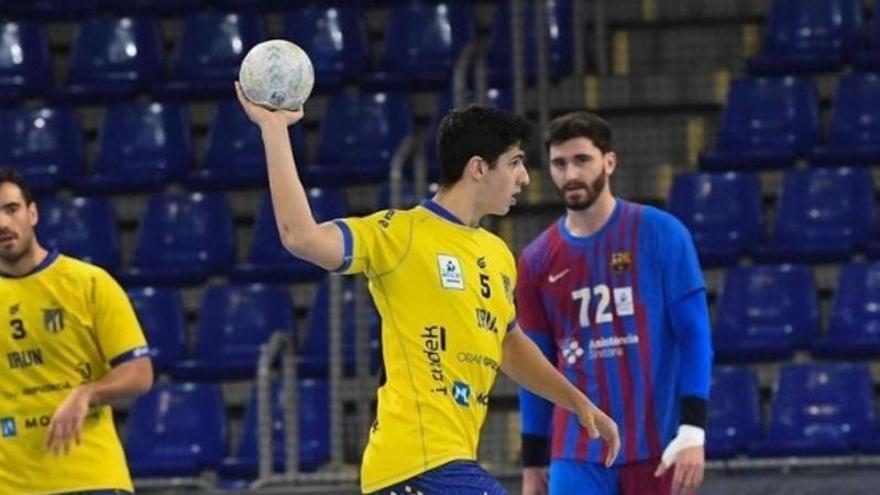 Asier Iribar, en el partido contra el Barcelona