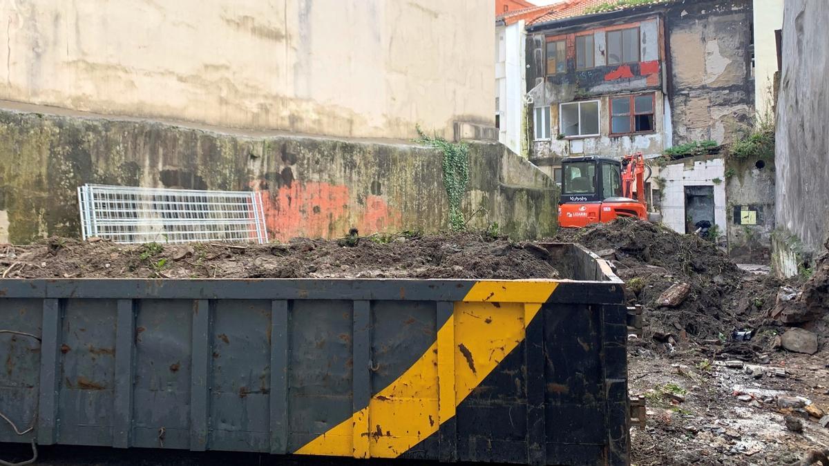 Zona de la calle Nardiz tar Jon de Bermeo que acogerá la nueva plazoleta.