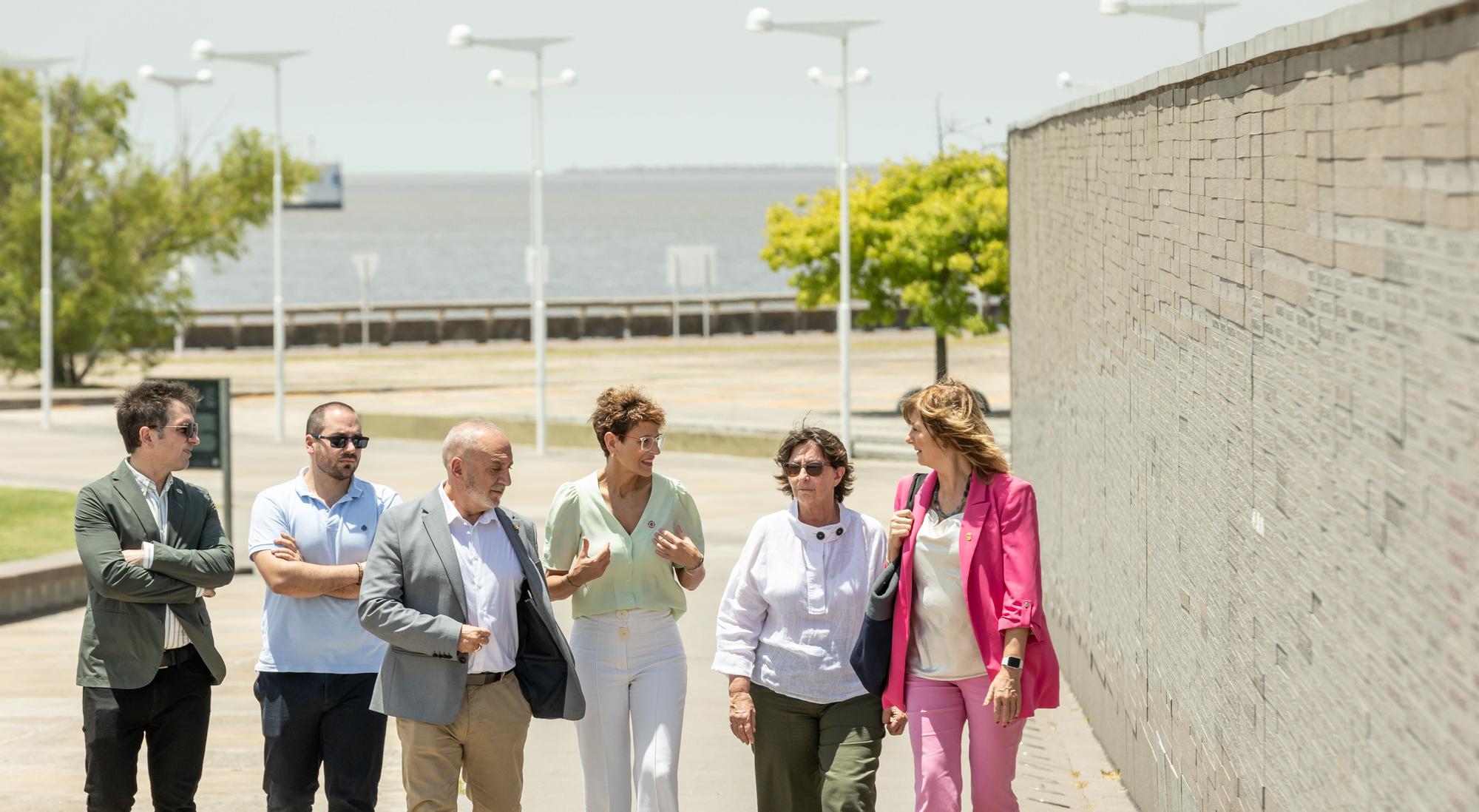 Miguel Moreno, Sergio Pérez, Juan Cruz Cigudosa, María Chivite, Nora Hochbaum y Ana Ollo.