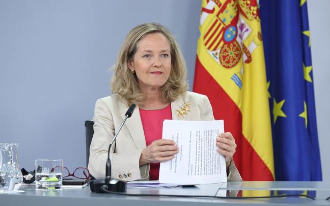 La vicepresidenta primera y ministra de Asuntos Económicos y Transformación Digital, Nadia Calviño. La vicepresidenta primera y ministra de Asuntos Económicos y Transformación Digital, Nadia Calviño.
