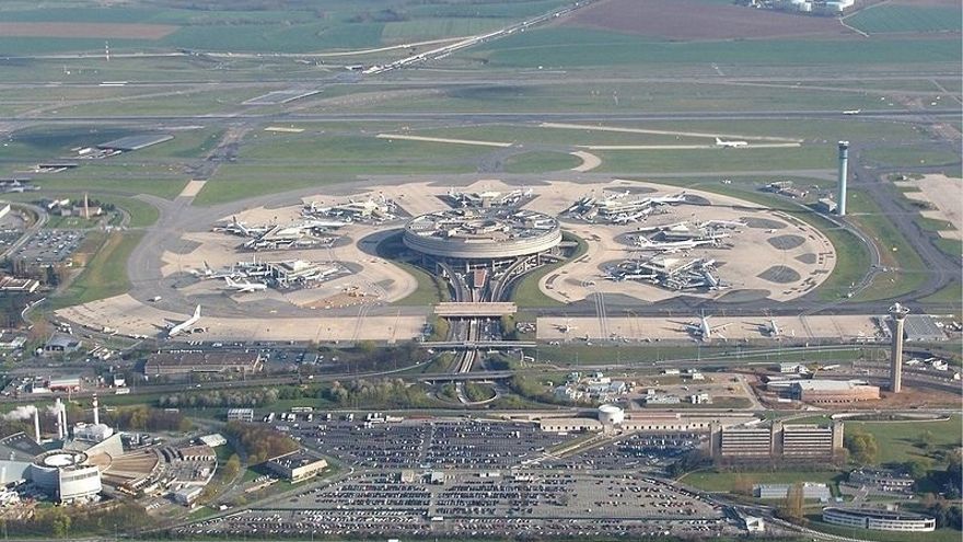 Imagen aérea de los Aeropuertos de París.