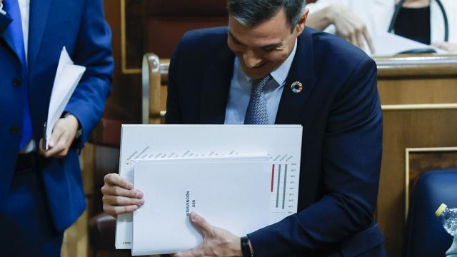 Pedro Sánchez, durante el debate sobre el estado de la nación