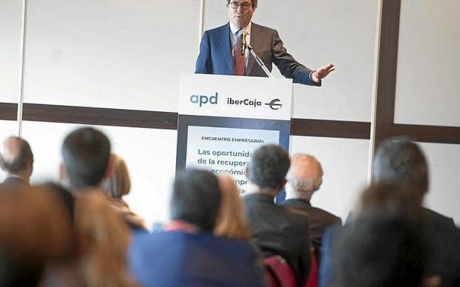 El presidente de la CEOE, Antonio Garamendi, en un encuentro el pasado febrero en Getxo. | FOTO: J.M. MARTÍNEZ El presidente de la CEOE, Antonio Garamendi, en un encuentro el pasado febrero en Getxo. | FOTO: J.M. MARTÍNEZ