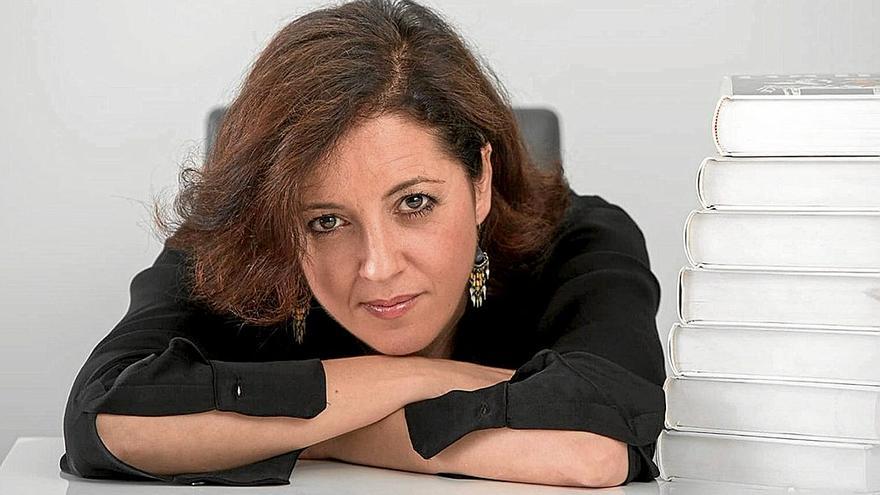 La escritora de Bergara Celia Santos.