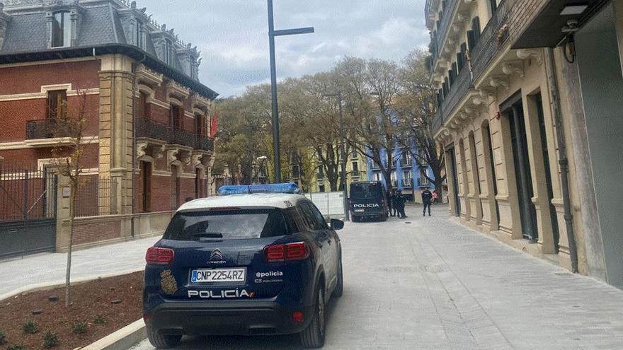 Jefatura Superior de Policía en Pamplona.