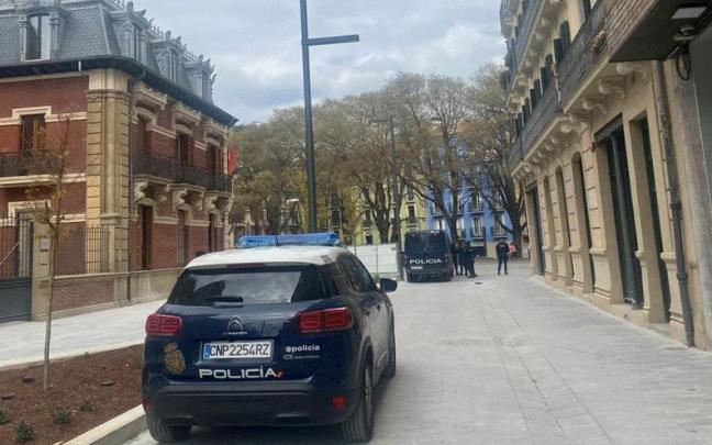 Jefatura Superior de Policía en Pamplona.