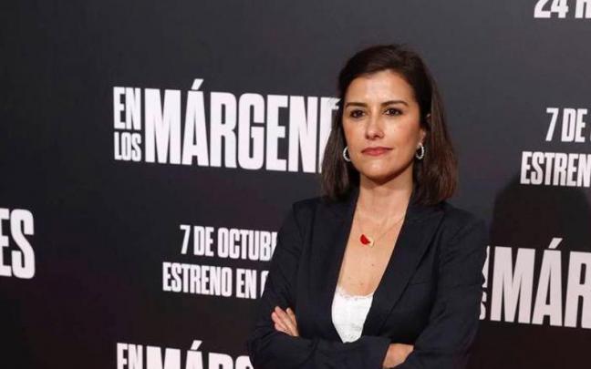Olga Rodríguez, en un pase de ‘En los márgenes’, película de la que es guionista junto con Juan Diego Botto.