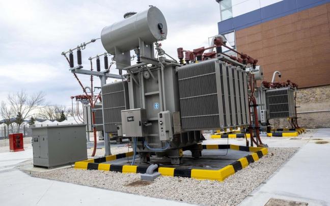 La nueva subestación eléctrica de Iberdrola en Pamplona. La nueva subestación eléctrica de Iberdrola en Pamplona.