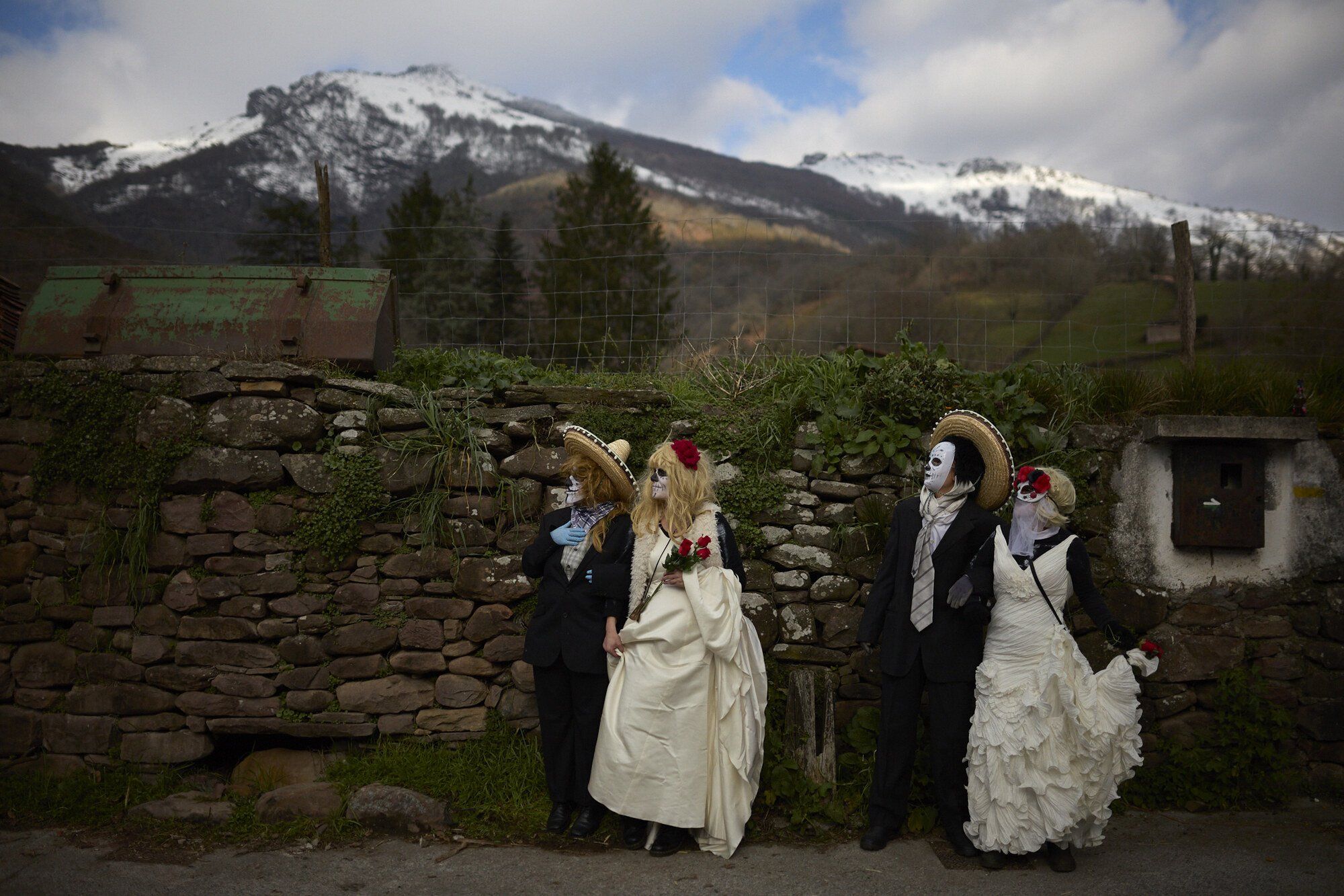 Mozorroak, escuchando el sonido de los cencerros.
