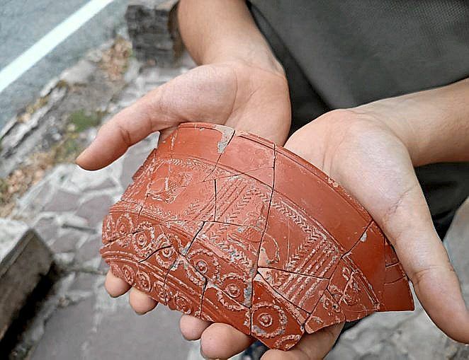 Restos que se han encontrado.