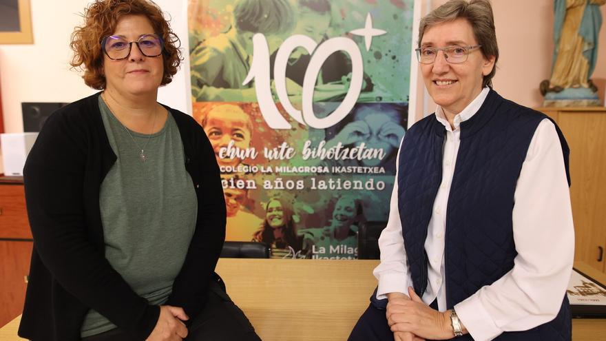 La Milagrosa, cien años educando a escolares de Laudio