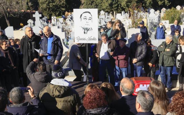 Funeral en Madrid del histórico dirigente de UGT Nicolás Redondo