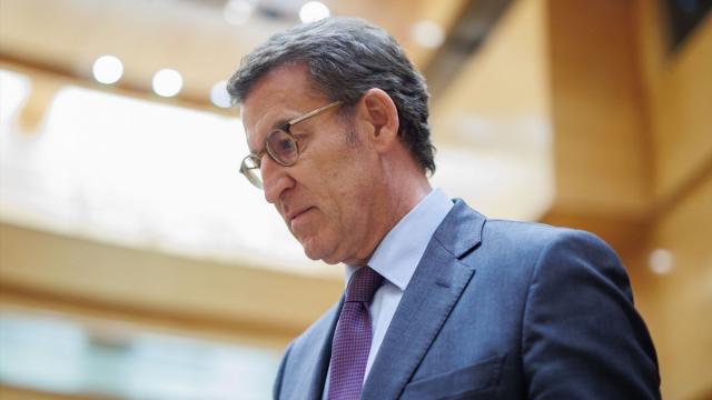 Alberto Núñez Feijóo, en el Senado