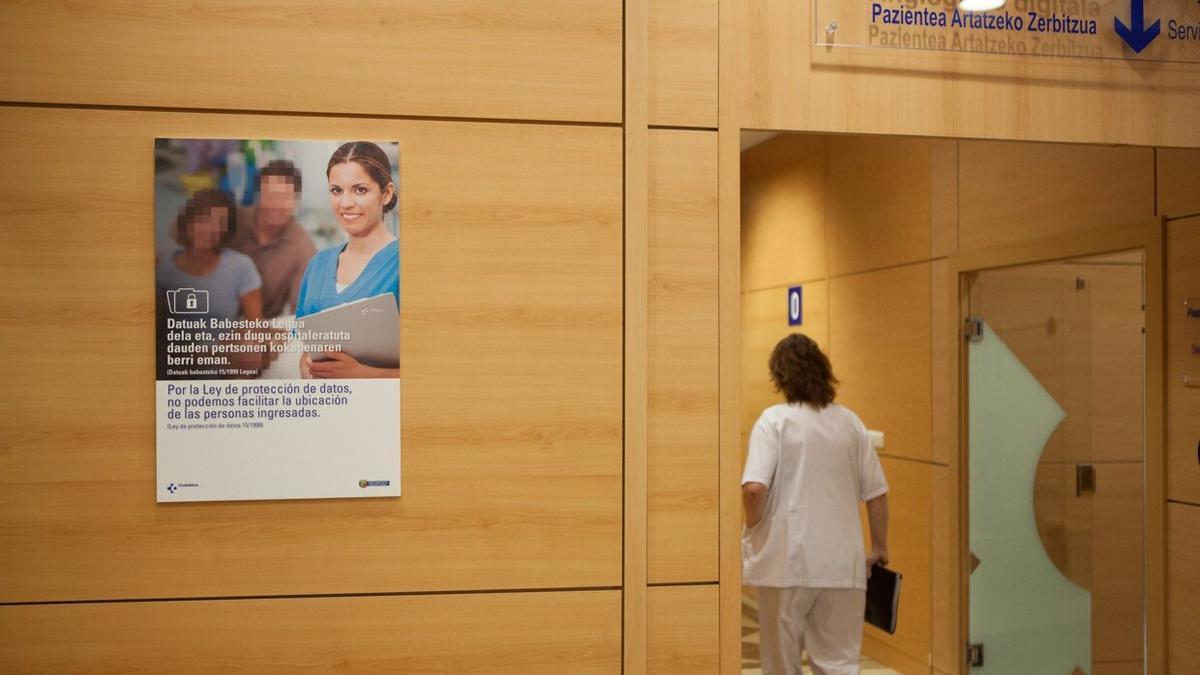 Pasillo del Hospital Donostia