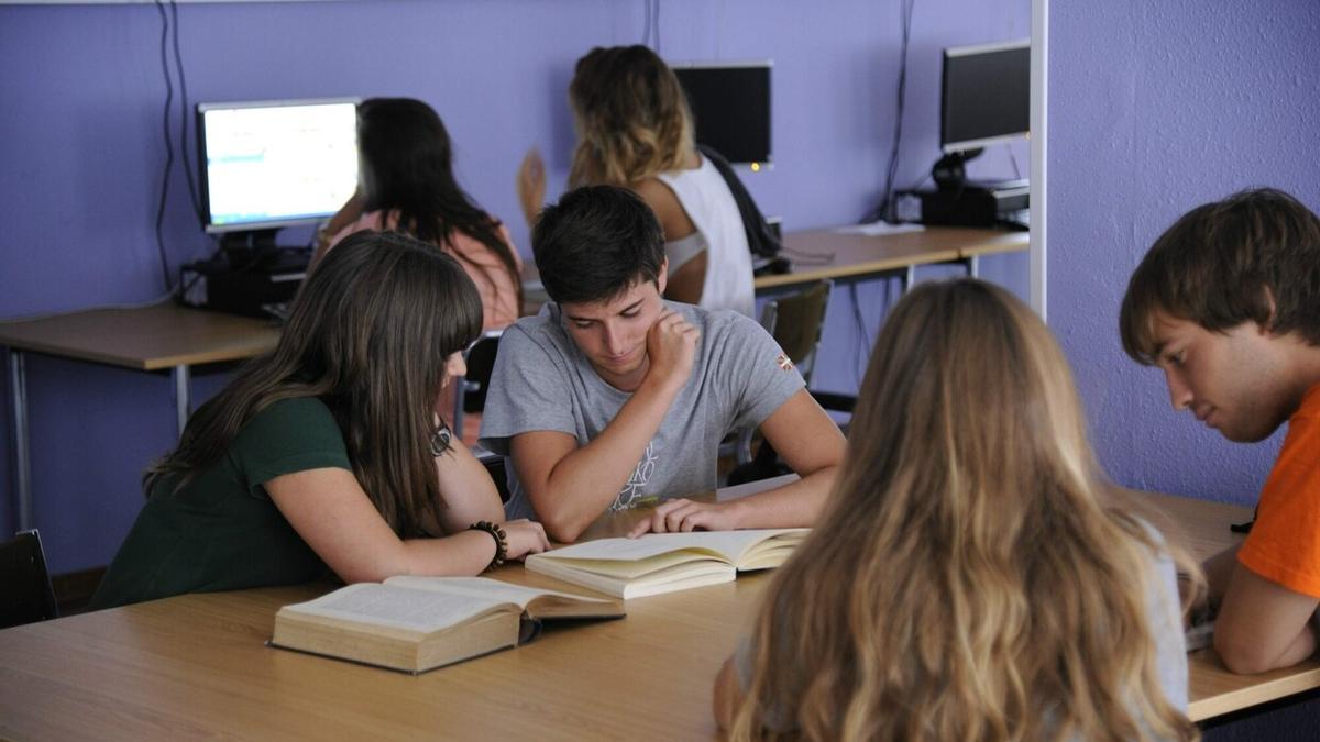 Estudiantes en una residencia universitaria