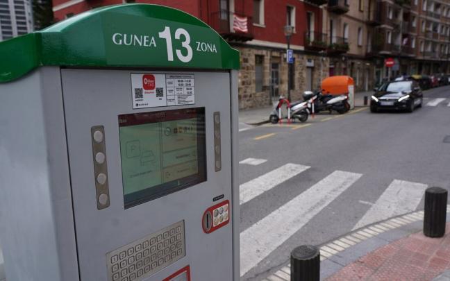 Un parquímetro de la OTA en Bilbao