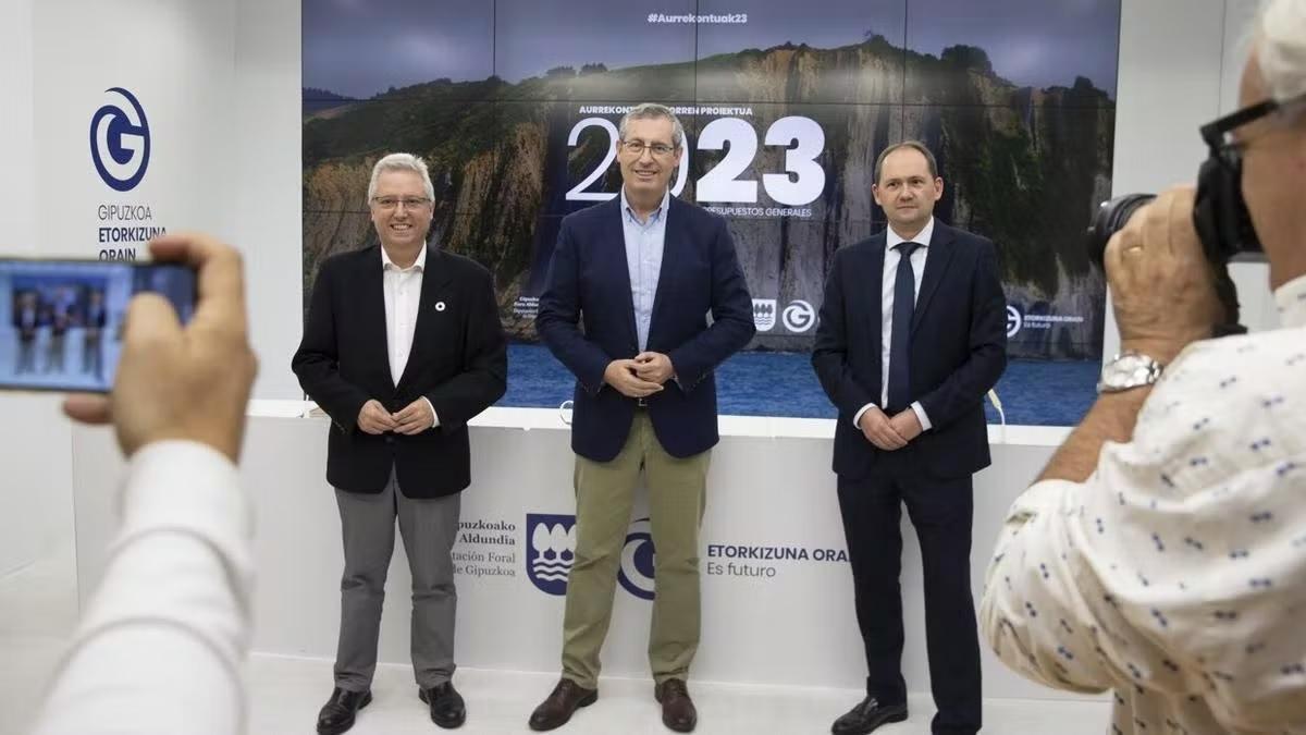 Presentación del proyecto de presupuestos de Gipuzkoa para 2023