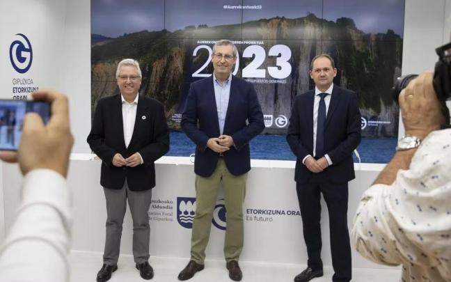 Presentaci&oacute;n del proyecto de presupuestos de Gipuzkoa para 2023