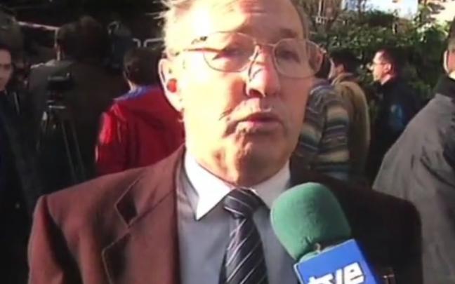El presidente del PP de Zarautz, Gervasio Juaristi, en 1998.